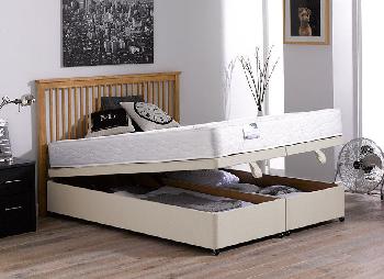 Beaumont Pocket Sprung Ottoman Bed - Firm - Beige - 6'0 Super King