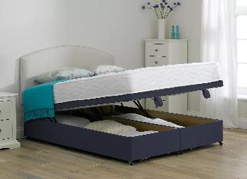 Beaumont Pocket Sprung Ottoman Bed - Firm - Blue - 4'6 Double