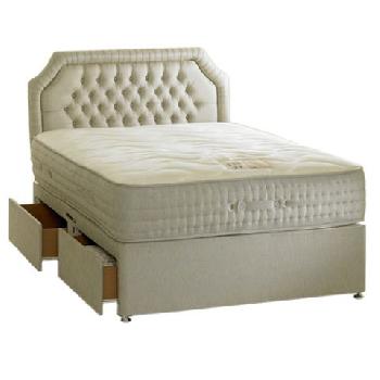 Bedmaster Bamboo Pocket Divan Bed BAMBOO POCKET Solid top 4 drawer set DOUBLE