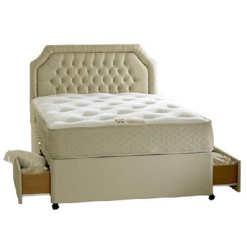Bedmaster Clifton Royale Pocket 1000 Divan Bed small double 2 drawer