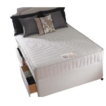 Bedmaster Memory Comfort Divan Bed Single-No Drawers