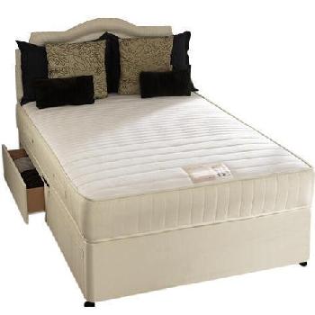 Bedmaster Memory Flex Divan Bed Double-No Drawers-Without Zip Link