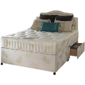 Bedmaster Ortho Classic Solid Top Divan Bed Double 2 Drawers