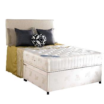 Bedmaster Pinerest Solid Top Divan Set Small Double-Side Slide