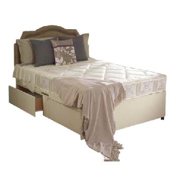 Bedmaster Star Solid Top Divan Set Small Double-2 Drawer