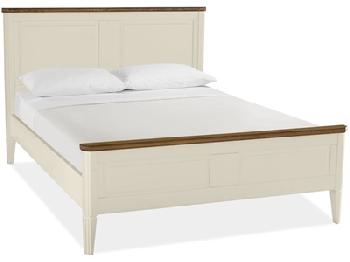 Bentley Designs Sophia Two Tone 4' 6 Double Bed Frame Only Wooden Bed
