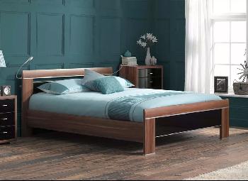 Berkeley Black Wooden Bed Frame - 4'6 Double