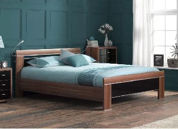 Berkeley Black Wooden Bed Frame - 5'0 King