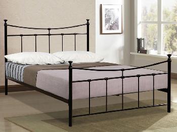 Birlea 4ft Emily Small Double Black Metal Bed Frame