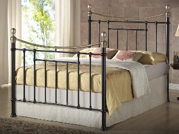 Birlea Bronte Double Black Metal Bed Frame