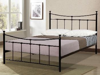 Birlea Emily Double Black Metal Bed Frame