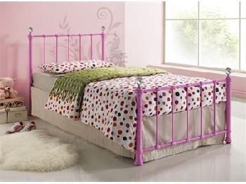 Birlea Jessica Pink 3' Single Jessica Pink Metal Bed