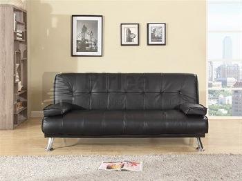 Birlea Logan 4' Small Double Black Sofa Bed Other Sofa Bed