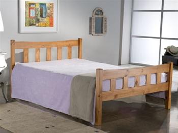 Birlea Miami 3' Single Natural Pine Wooden Bed