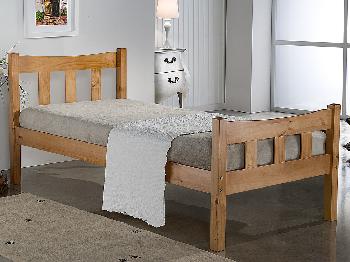 Birlea Miami Single Antique Pine Bed Frame