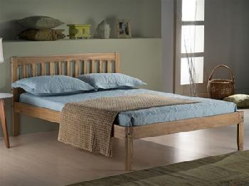 Birlea Porto 4' Small Double Pine Wooden Bed