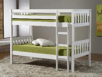 Birlea Seattle Ivory Wooden Bunk Bed Frame