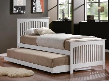 Birlea Toronto White Wooden Guest Bed Frame