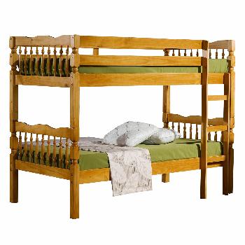 Birlea Weston Bunk Bed with Mattress and Bedding Bundle