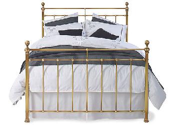 Blyth Brass Metal Bed Frame - 4'6 Double