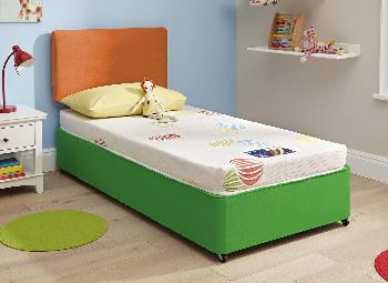 Bounce Divan Bed - Green - 3'0 Single