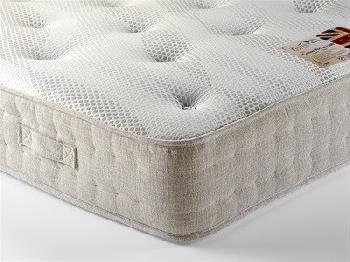 British Bed Company Cotton Pocket 1200 Chenille 4' 6 Double