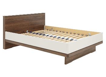Cali Bed Frame - Champagne and Dark Wood - 4'6 Double