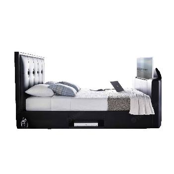 Cartmel TV bed - Double - Black