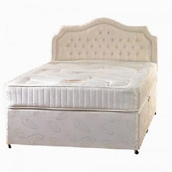 Chardonnay Damask Bonnell Divan Set King No Drawers