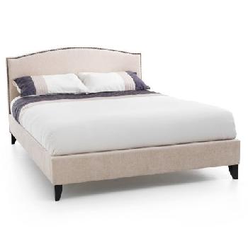 Charlotte Upholstered Bedstead Kingsize Cream