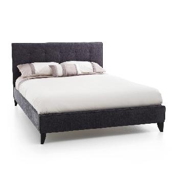 Chelsea Upholstered Bedstead Double Charcoal
