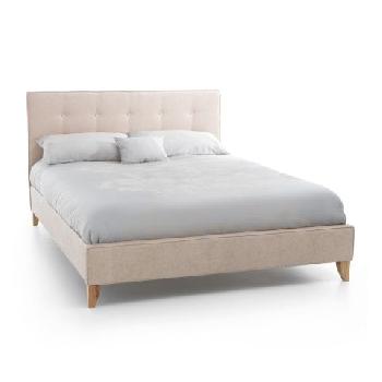 Chelsea Upholstered Bedstead Double Cream