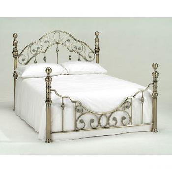 Classico Florence Bed Frame in Antique Brass - Double