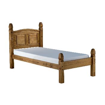 Corona Wooden Low End Bed Frame Single