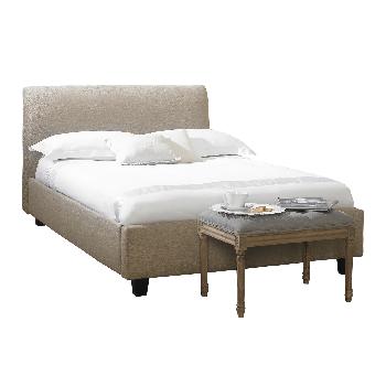 Crown Chenille Bed Frame - Super King Charcoal