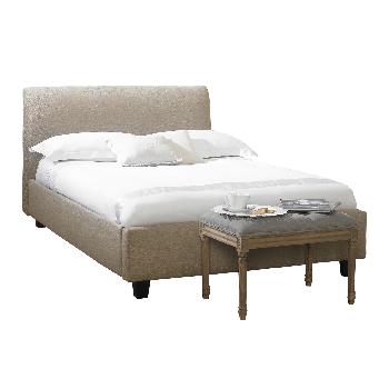 Crown Chenille Bed Frame - King Ice Grey