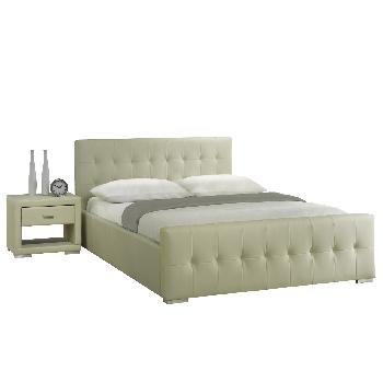 Cube Furniture Madrid Faux Leather Bed Kingsize