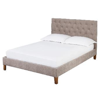 Darcy Chenille Fabric Bed Frame - Kingsize