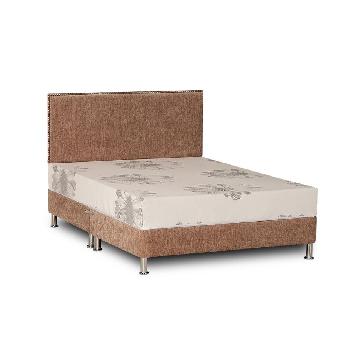 Deluxe Chenille Divan Base - Double - Mink