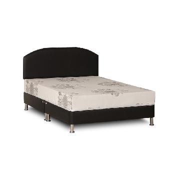 Deluxe Faux Leather Divan Base - King - Black