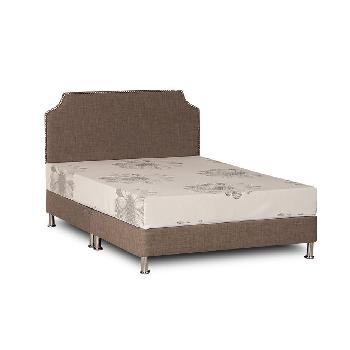 Deluxe Linen Divan Base - King - Slate Grey