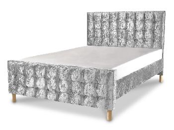 Designer HB4U 4ft Deluxe Small Double Glitz Fabric Bed Frame