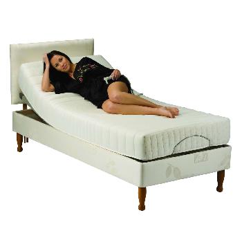 Devon Adjustable Bed Set with Pocket Memory Foam Mattress - Single - Comes Assembled - With Heavy Duty - With Massage Unit