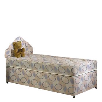 Divine Sleep Candy Coil Sprung Divan Set 2 Drawers Small Single