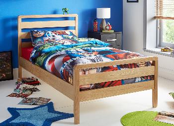 Earlswood Solid Ash Wooden Bed Frame - 3'0 Single