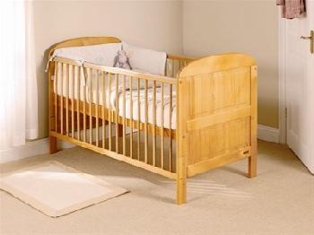 East Coast Nursery Angelina Cot Bed in Antique Pine Cot Bed