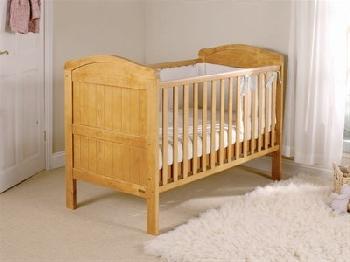 East Coast Nursery Country Cot Bed in Antique Pine Cot Bed