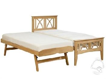 Ecofurn Meadow Guest Bed 3' Single Natural Stowaway Bed