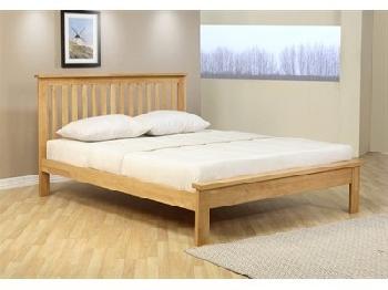 Ecofurn Orchard 4' 6 Double Natural Slatted Bedstead Wooden Bed
