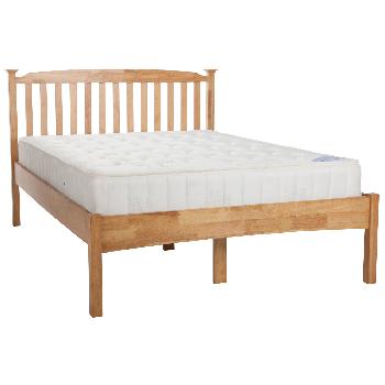 Eleanor Low Foot Bed Frame in Honey Oak Kingsize